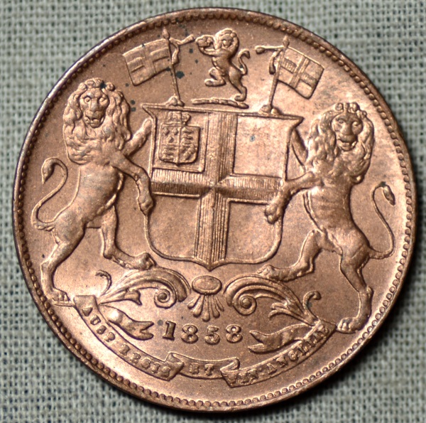 1858-1/4-Anna
