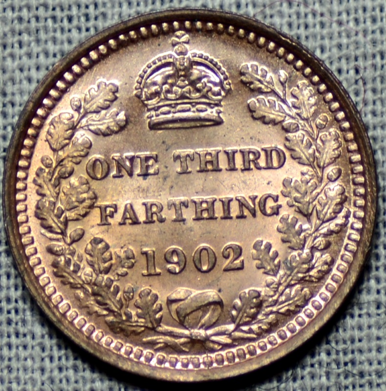 1902-One-Third-Farthing